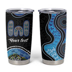 Personalised Aboriginal Art Woman Symbol Tumbler Cup