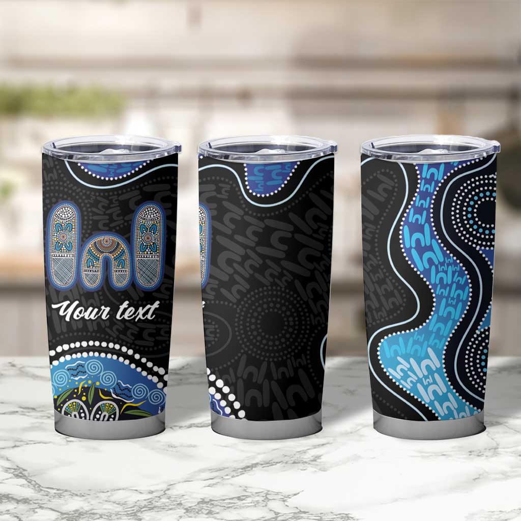 Personalised Aboriginal Art Woman Symbol Tumbler Cup