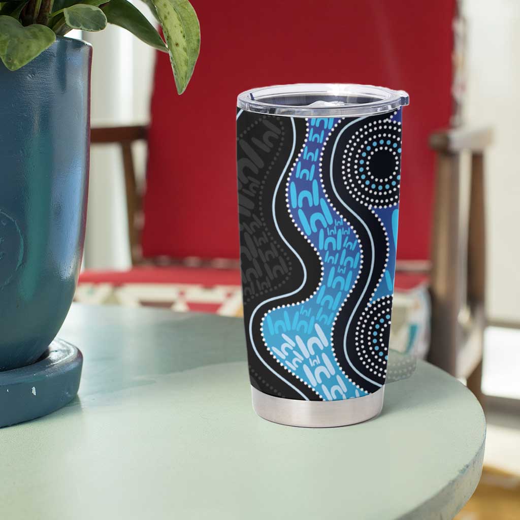 Personalised Aboriginal Art Woman Symbol Tumbler Cup