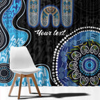 Personalised Aboriginal Art Woman Symbol Window Curtain