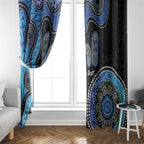 Personalised Aboriginal Art Woman Symbol Window Curtain