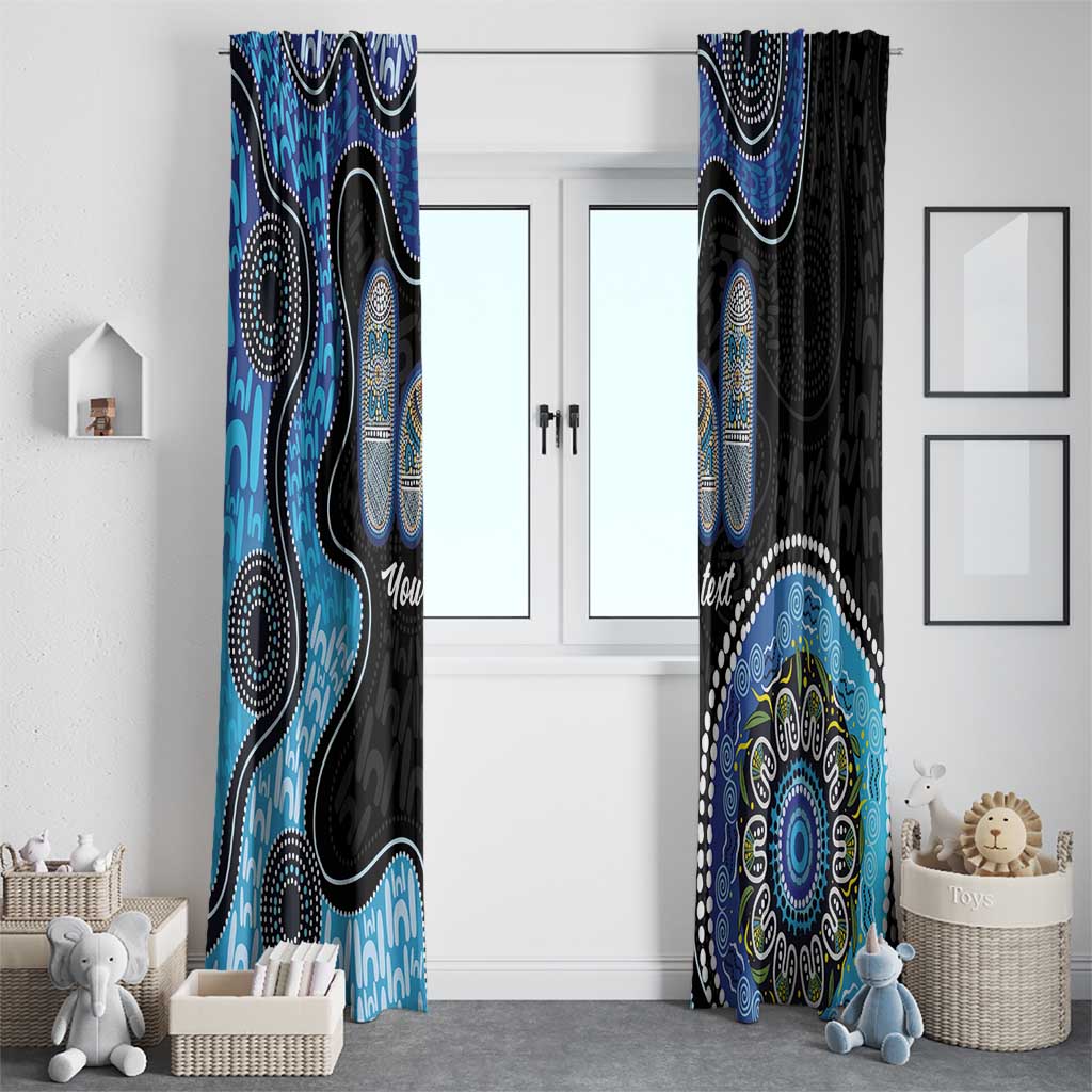 Personalised Aboriginal Art Woman Symbol Window Curtain