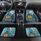 Personalised Aboriginal Platypus Car Mats Torres Strait Islander Dhari Indigenous Dot Art