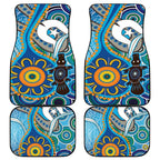 Personalised Aboriginal Platypus Car Mats Torres Strait Islander Dhari Indigenous Dot Art