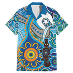 Personalised Aboriginal Platypus Family Matching Mermaid Dress and Hawaiian Shirt Torres Strait Islander Dhari Indigenous Dot Art
