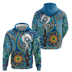 Personalised Aboriginal Platypus Hoodie Torres Strait Islander Dhari Indigenous Dot Art
