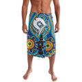 Personalised Aboriginal Platypus Lavalava Torres Strait Islander Dhari Indigenous Dot Art