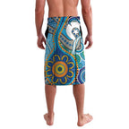 Personalised Aboriginal Platypus Lavalava Torres Strait Islander Dhari Indigenous Dot Art