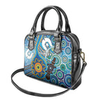 Personalised Aboriginal Platypus Shoulder Handbag Torres Strait Islander Dhari Indigenous Dot Art