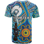 Personalised Aboriginal Platypus T Shirt Torres Strait Islander Dhari Indigenous Dot Art