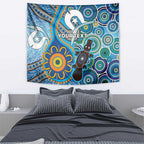 Personalised Aboriginal Platypus Tapestry Torres Strait Islander Dhari Indigenous Dot Art