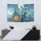 Personalised Aboriginal Platypus Tapestry Torres Strait Islander Dhari Indigenous Dot Art