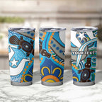 Personalised Aboriginal Platypus Tumbler Cup Torres Strait Islander Dhari Indigenous Dot Art