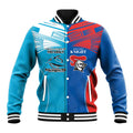 Custom Sharks and Knights Together Baseball Jacket Sporty Style