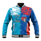 Custom Sharks and Knights Together Baseball Jacket Sporty Style