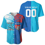 Custom Sharks and Knights Together Baseball Jersey Sporty Style