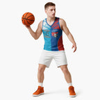 Custom Sharks and Knights Together Basketball Jersey Sporty Style