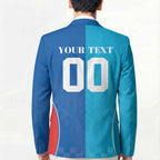 Custom Sharks and Knights Together Blazer Sporty Style