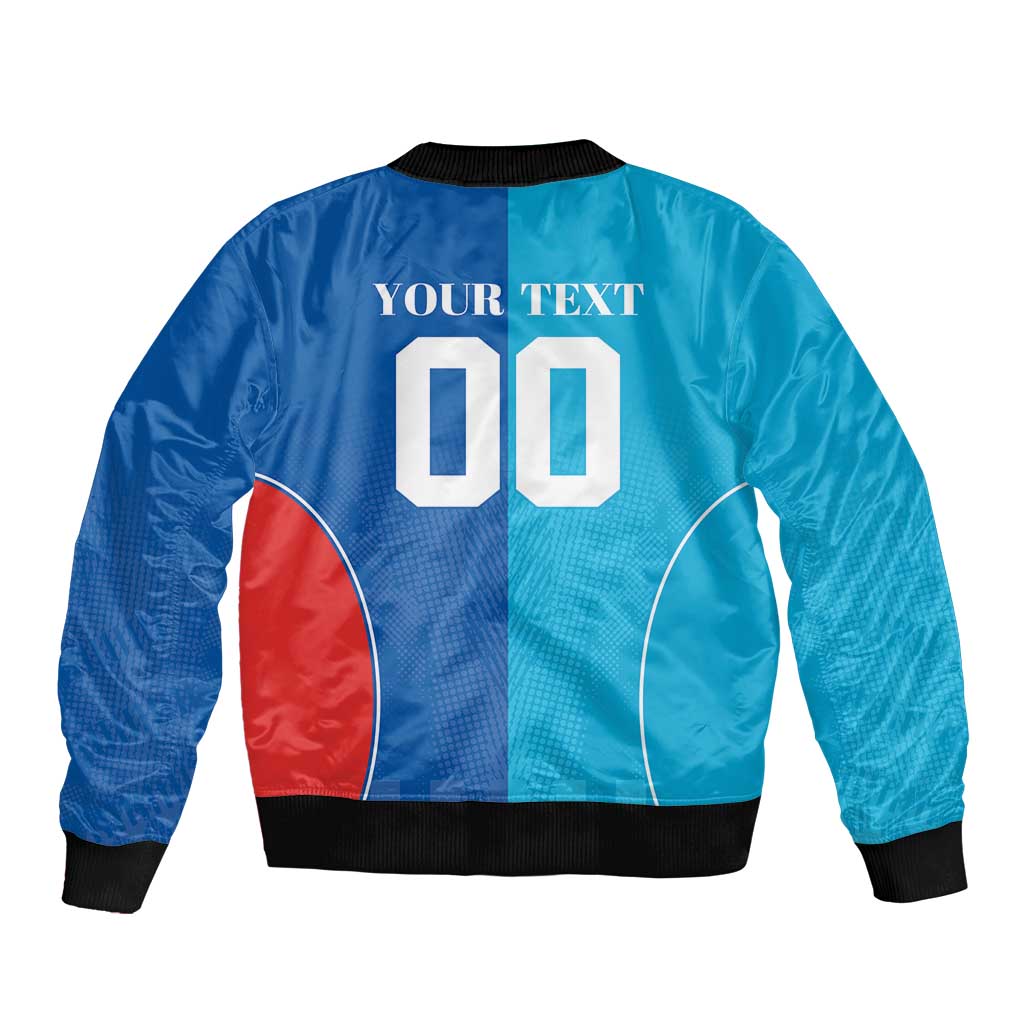Custom Sharks and Knights Together Bomber Jacket Sporty Style