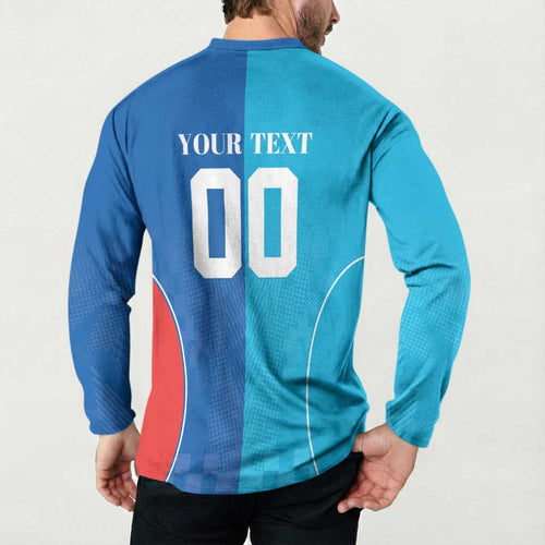 Custom Sharks and Knights Together Button Sweatshirt Sporty Style