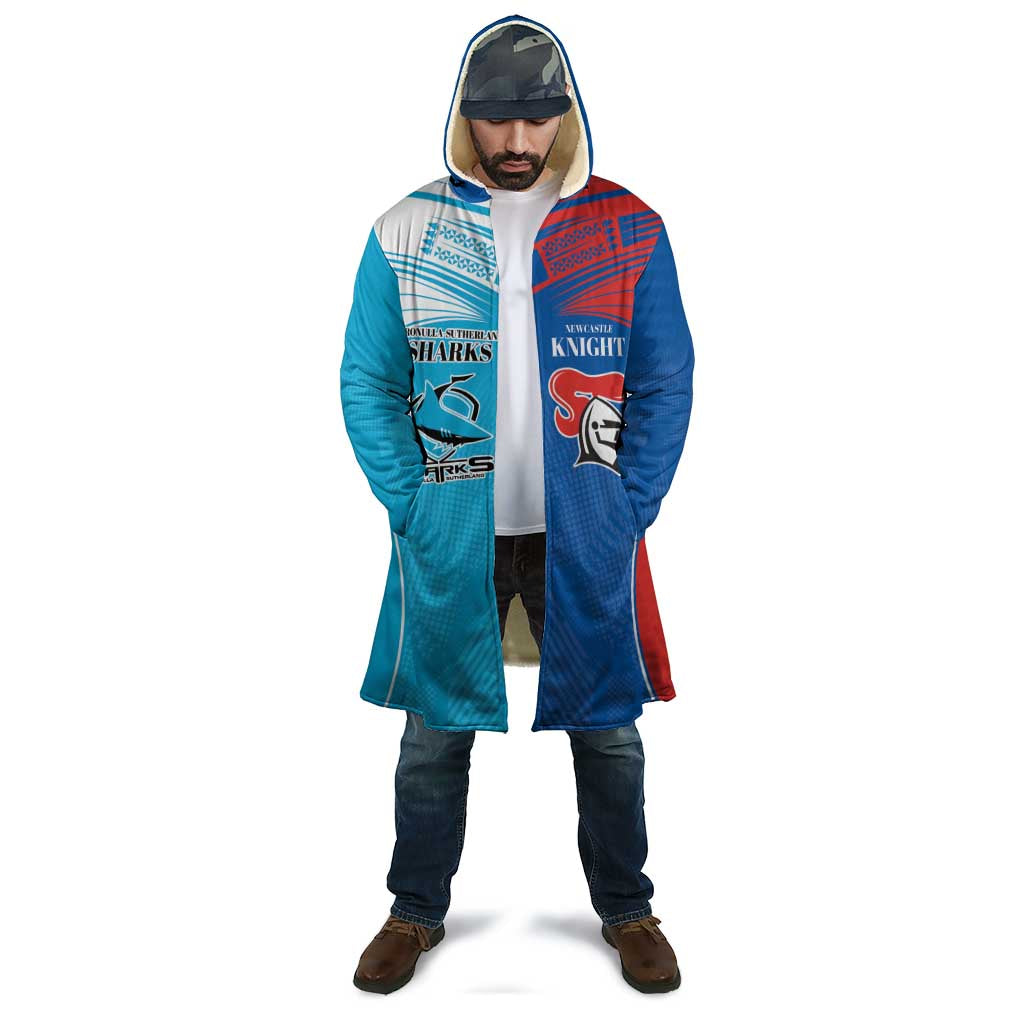 Custom Sharks and Knights Together Cloak Sporty Style