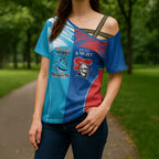 Custom Sharks and Knights Together Cross Shoulder Shirt Sporty Style