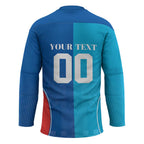 Custom Sharks and Knights Together Hockey Jersey Sporty Style
