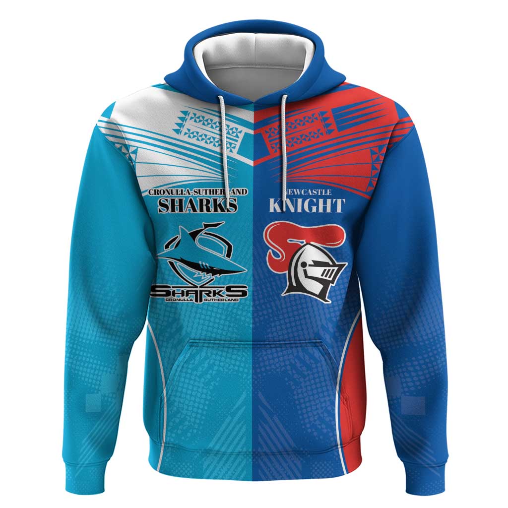 Custom Sharks and Knights Together Hoodie Sporty Style