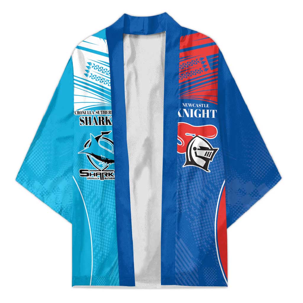 Custom Sharks and Knights Together Kimono Sporty Style