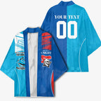 Custom Sharks and Knights Together Kimono Sporty Style