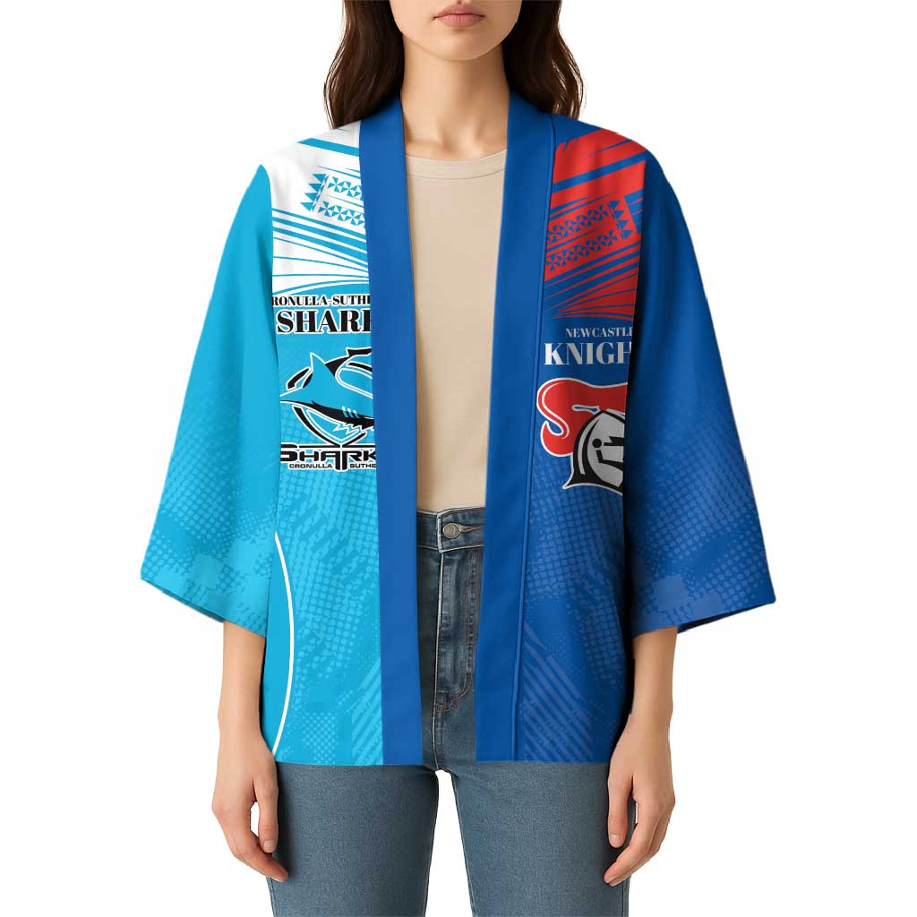 Custom Sharks and Knights Together Kimono Sporty Style