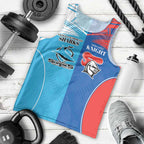 Custom Sharks and Knights Together Men Tank Top Sporty Style