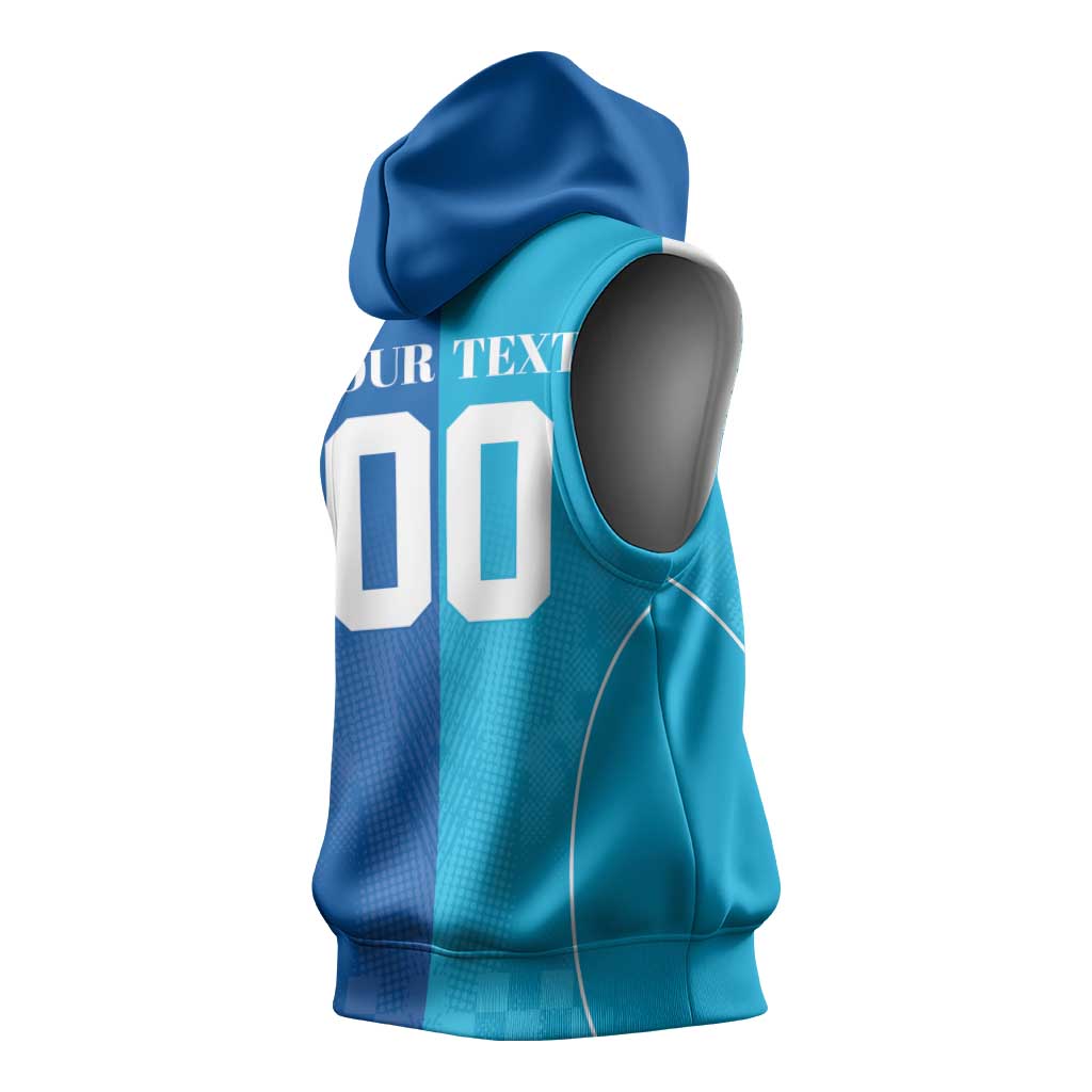 Custom Sharks and Knights Together Sleeveless Hoodie Sporty Style