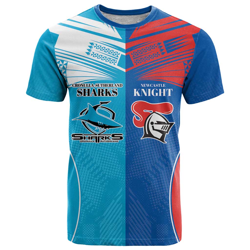 Custom Sharks and Knights Together T Shirt Sporty Style