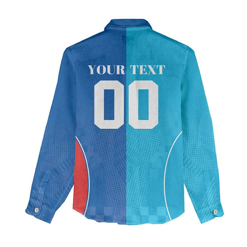 Custom Sharks and Knights Together Women Casual Shirt Sporty Style