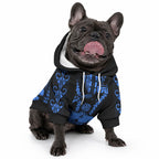 Aotearoa Father's Day Gift For Dad Pet Hoodie Aroha Ahau Ki A Koe Papa - Blue Maori Style Pattern