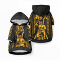Aotearoa Father's Day Gift For Dad Pet Hoodie Aroha Ahau Ki A Koe Papa - Gold Maori Style Pattern