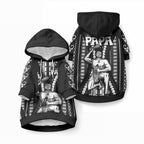 Maori Fathers Day New Zealand Pet Hoodie Aroha Ahau Ki A Koe Papa - Black