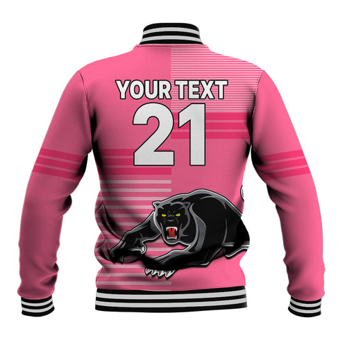 custom-text-and-number-penrith-panthers-rugby-baseball-jacket-proud-the-panthers-comeback-pink