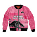 custom-text-and-number-penrith-panthers-rugby-bomber-jacket-proud-the-panthers-comeback-pink