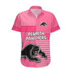 custom-text-and-number-penrith-panthers-rugby-hawaiian-shirt-proud-the-panthers-comeback-pink