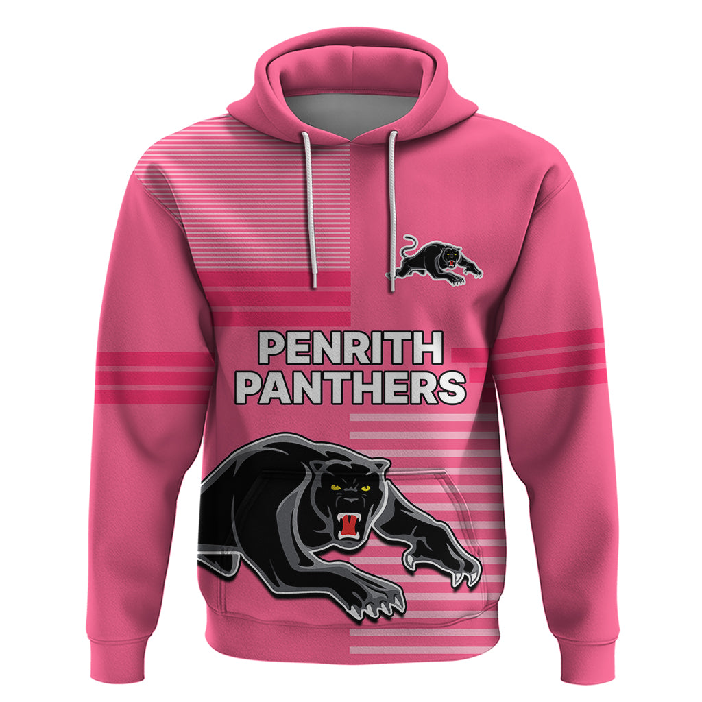 custom-text-and-number-penrith-panthers-rugby-hoodie-proud-the-panthers-comeback-pink
