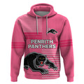 custom-text-and-number-penrith-panthers-rugby-hoodie-proud-the-panthers-comeback-pink