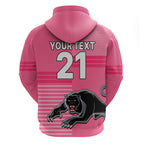 custom-text-and-number-penrith-panthers-rugby-hoodie-proud-the-panthers-comeback-pink