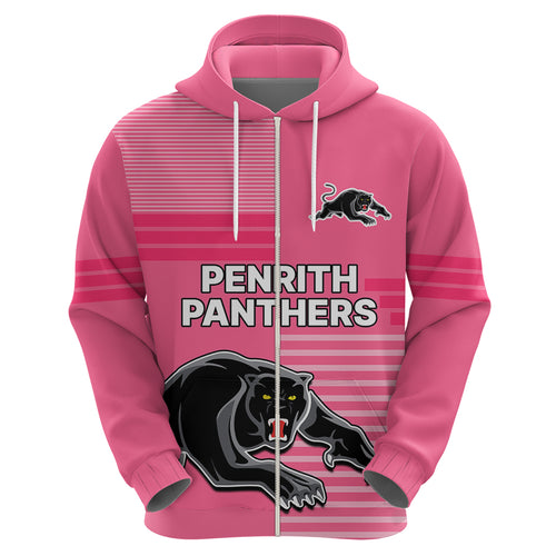 custom-text-and-number-penrith-panthers-rugby-hoodie-proud-the-panthers-comeback-pink