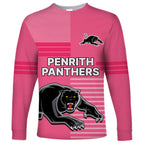 custom-text-and-number-penrith-panthers-rugby-long-sleeve-shirt-proud-the-panthers-comeback-pink
