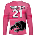 custom-text-and-number-penrith-panthers-rugby-long-sleeve-shirt-proud-the-panthers-comeback-pink