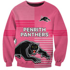 custom-text-and-number-penrith-panthers-rugby-sweatshirt-proud-the-panthers-comeback-pink