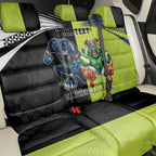 Custom Raiders and Panthers Back Car Seat Cover Together Sporty Style