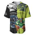 Custom Raiders and Panthers Baseball Jersey Together Sporty Style